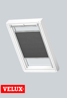 Flying Pleated, 1274 Charcoal - VELUX Loft Blind